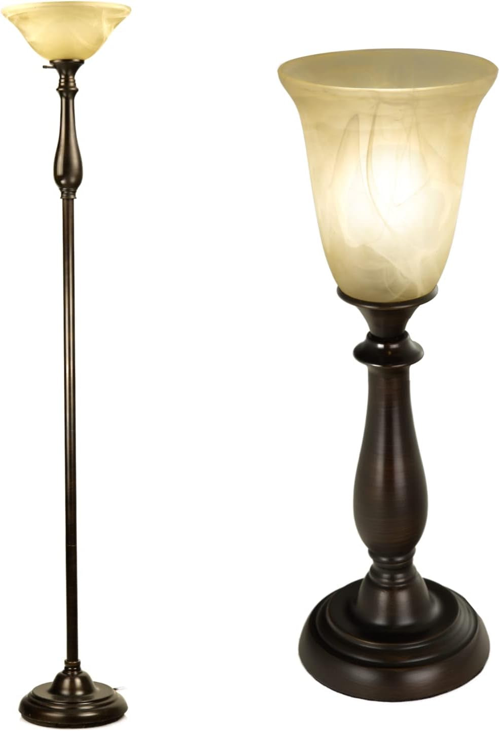 Royal Floor Lamp and Accents Lamp Bundle